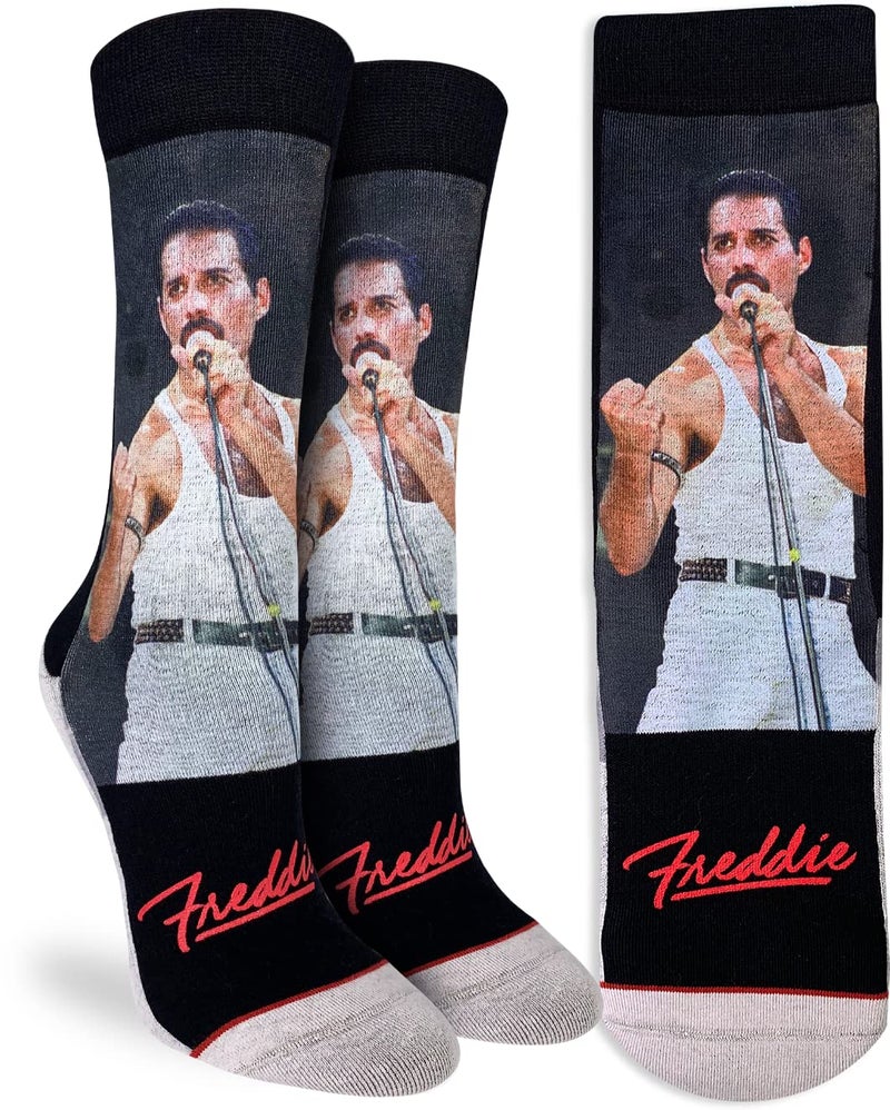Good Luck Sock Women's Freddie, At Live Aid Socks, Adult, Shoe Size 5-9 - Image 2
